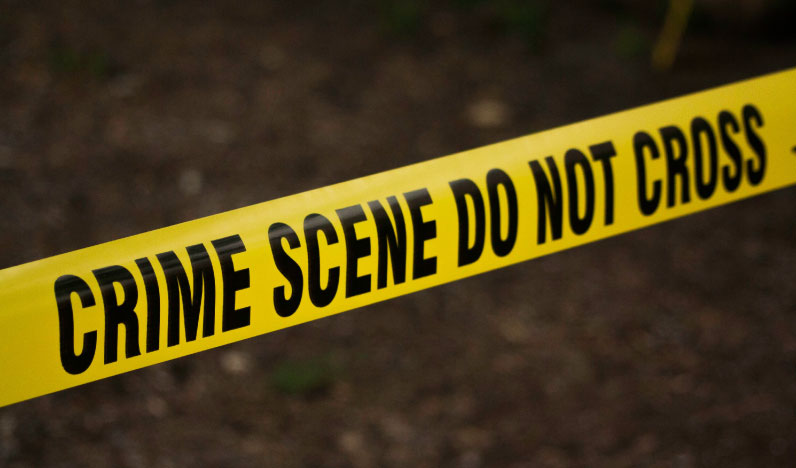 Photo of crime scene police tape