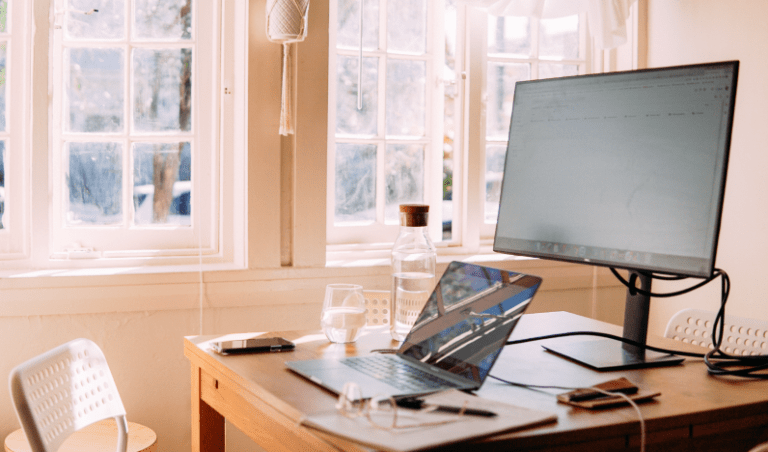 remote work setup at home