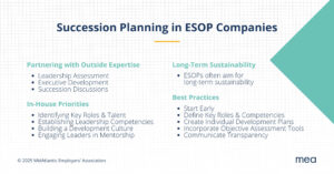 Succession Planning in ESOP Companies Infographic
